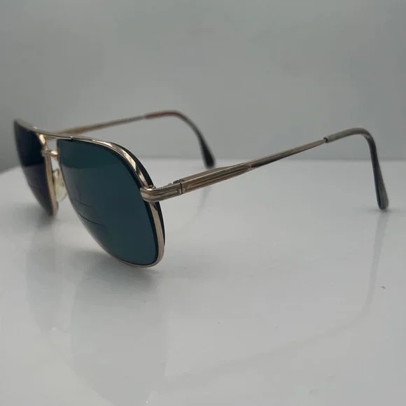 Vintage Safilo 137 Gold Pilot Sunglasses Frames - Picture 3 of 7